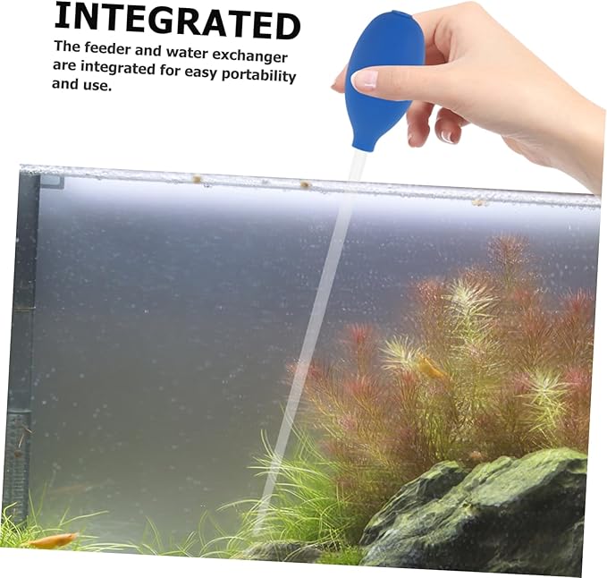 Aquarium Cleaning Tool Manual Water Changing Feature Soft Coral Feeder for Gentle Care for Maintaining Healthy Fish Tank Environment
