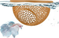 Floating Betta Hide & Shrimp Cave – 3D Printed Aquarium Hammock, Feeder & Rest Spot – Floating Betta Log & Cave Decor for Nano Tanks, Corydoras, Shrimp & Small Fish – Safe PLA, Patent Pending