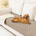 Smiry Waterproof Dog Bed Cover Blanket, Soft Reversible Pet Blanket, Washable Leakproof Cats Dogs Couch Cover for Sofa, Couch, Furniture (30x70 Inch, Taupe/Beige)