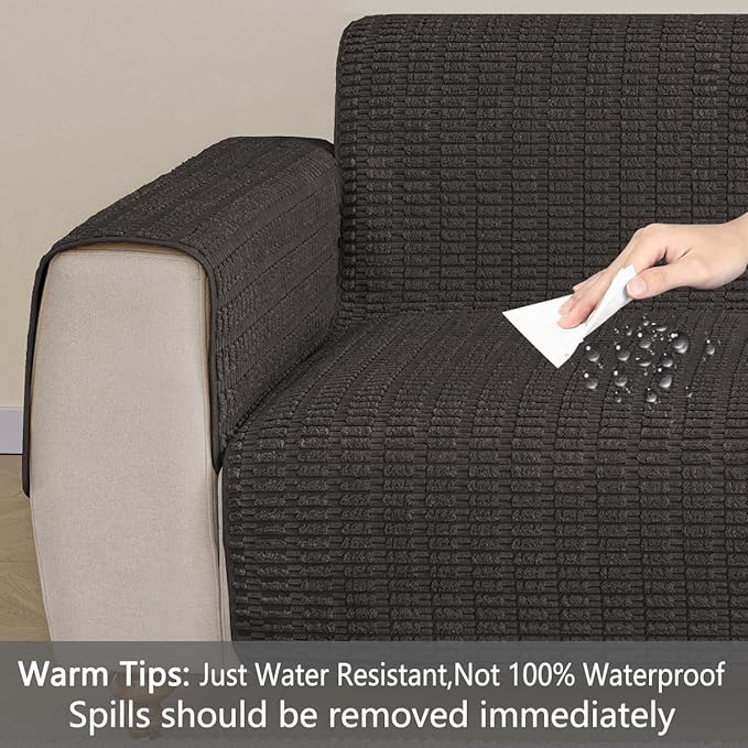 Muamar Dog Bed Cover Sofa Protector,Anti Slip Waterproof Sofa Covers for Living Room Couch Covers,Sofa Mat,Seat Cover,Dog Mat,Pet Pad for Furniture 1 Piece (30x70 inch, Coffee)