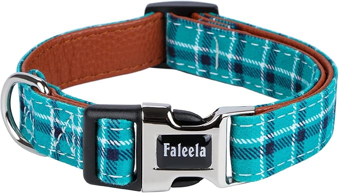 Faleela Soft &Comfy Bowtie Dog Collar,Detachable and Adjustable Bow Tie Collar,for Small Medium Large Pet (Large(Pack of 1), Green)