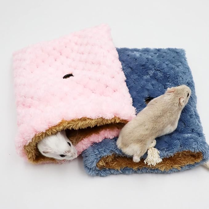 Sugar Glider Bonding Pouch Carrier Bag, Small Animals Sleeping Pouch Bag with Breathable Vent and Drawstring, Portable Travel Bag for Sugar Glider Rat Squirrel Guinea Pig Birds Parrot (Pink)