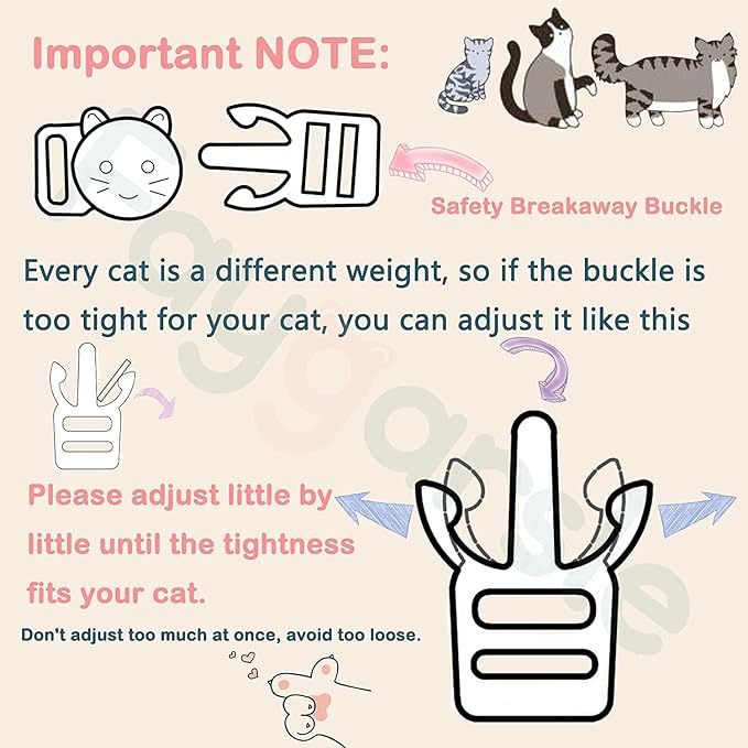 Faygarsle 3 Pack Cotton Safe Breakaway Cat Collars with Bell Daisy Charm Green Orange Pink Kitty Kitten Cute Cat Collars for Girl Cats Female Cats