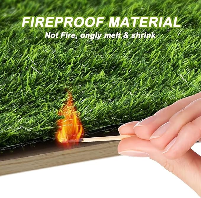 Artificial Grass, Professional Dog Grass Mat, Potty Training Rug and Replacement Turf Outdoor Rug Patio Lawn Decoration, Easy to Clean with Drainage Holes(47.3x31.5 inches)