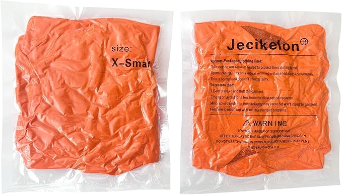Jecikelon Winter Dog Hoodie Sweatshirts with Pockets Warm Dog Clothes for Small Dogs Chihuahua Coat Clothing Puppy Cat Custume (Orange, X-Small)