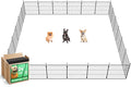 FXW MiniPaws Unleashed Dog Playpen, Expandable & Portable Design for Yard, RV Camping and Indoor Use, for Puppies and Small Dogs, 24-inch 24 Panels