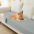 hyha Waterproof Dog Blanket, Soft Dog Bed Cover Pet Blankets, Waterproof Sofa Couch Cover for Dogs Washable, Reversible Pet Couch Covers for Sofa Furniture (30x70 Inch, Grey/Grey)