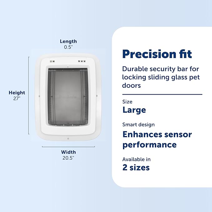 PetSafe SmartDoor Connected Pet Door Installation Adaptor - Allows for Installation in Metal, Glass & Walls - Minimizes Signal Interference - Weather-Resistant - Large
