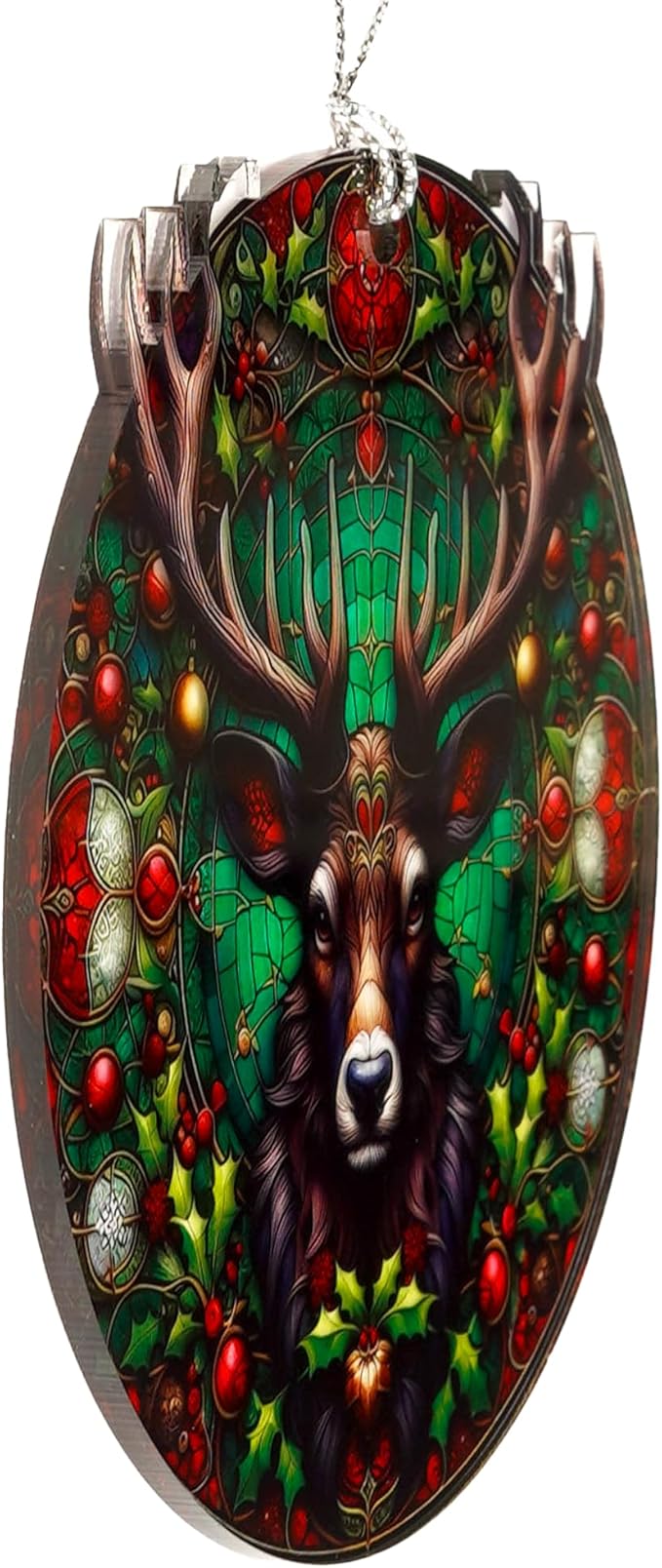 Reindeer Ornament, Reindeer Ornaments for Christmas Tree, Hunting Ornaments for Christmas Tree, Classic Gothic Fantasy Christmas Ornaments 2025, Deer Decor, Woodland Holiday Ornament Gift