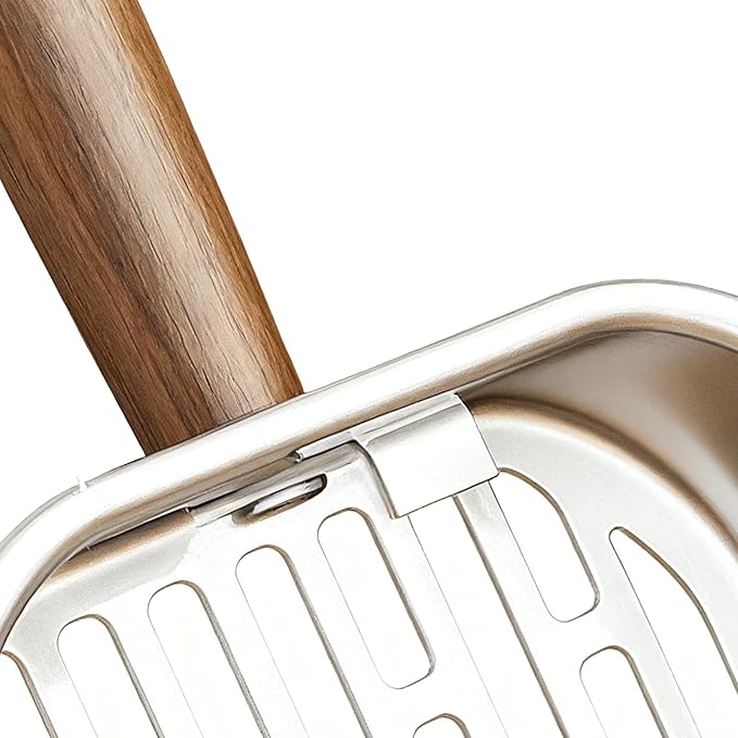 Wooden Cat Litter Scoop, Kitten Poop Shovel, 5.63x11.02 Inches Shovel with Deep Design, Durable Pet Tool, Hygiene Accessory with Ergonomic Handle, Litter Scoop for Apartment Home