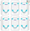 Plug in Air Ionizer 6-Pack, Negative Ion Air Purifier Plug In, Mini Filterless Air Freshener Quiet Air Cleaner Portable Air Purifiers Odors Smoke for Home Office, Bedroom, Bathroom