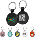 MYLUCKYTAG QR Code Pet ID | Personalized Dog & Cat Collar Tag | Online Profile with Instant Scanned Location Alert Email