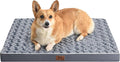 WESTERN HOME WH Medium Dog Bed for Medium Size Dogs, Orthopedic Pet Bed Waterproof Mattress with Removable Washable Cover, Thick Egg Crate Foam Dog Bed with Non-Slip Bottom