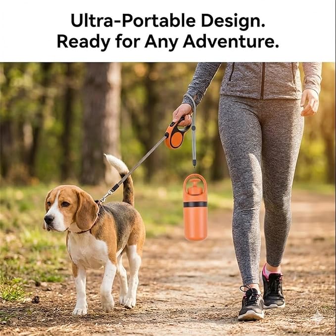 Quick Scoop Poop Scooper, Portable Dog Pooper Scooper, Easy Claw Pick up Tool for Dogs, Leak-Proof Waste Bag Holder for Outdoor Walks (Blue)