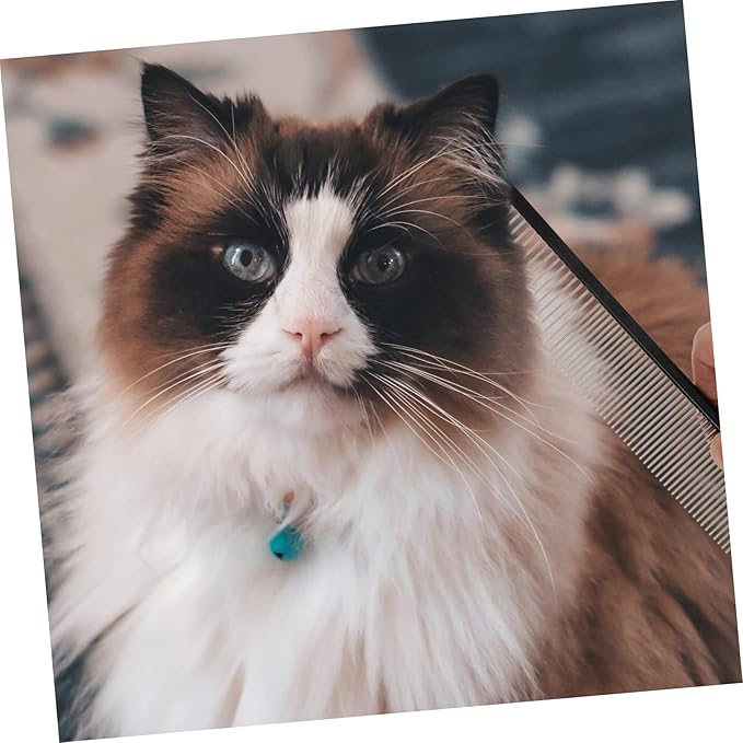 POPETPOP Portable Cat Hair Comb Wear-resistant Grooming Tool Compact Pet Accessory Reusable Kitten Brush Household Grooming Tool
