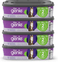 Litter Genie Refill Bags | Standard 4-Pack, 56 total ft | Up to 8 Months of Supply | Ultimate Odor Control Cat Litter Bags