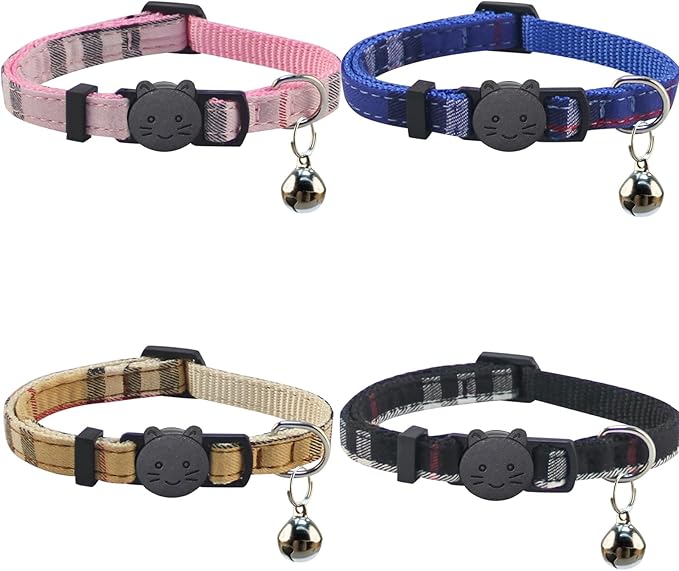 Yizepet Cat Collars with Bells, Breakaway Kitten Collar, Cute Kitty Collar, Pet Supplies Accessories