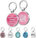 MYLUCKYTAG QR Code Pet ID | Personalized Dog & Cat Collar Tag | Online Profile with Instant Scanned Location Alert Email