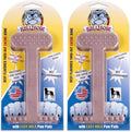 Bullibone Nylon Dog Chew Toy for Aggressive Chewers - Dental Hygiene Bone with Beef Flavor, Durable Tough Chew Toys for Extra Large Dogs, Indestructible Dog Bone - 2 Pack