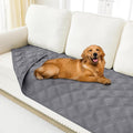 Smiry Waterproof Dog Bed Cover Blanket 30x70, Soft Reversible Pet Blanket, Washable Leakproof Cats Dogs Couch Cover for Sofa, Couch, Furniture, Grey/Grey
