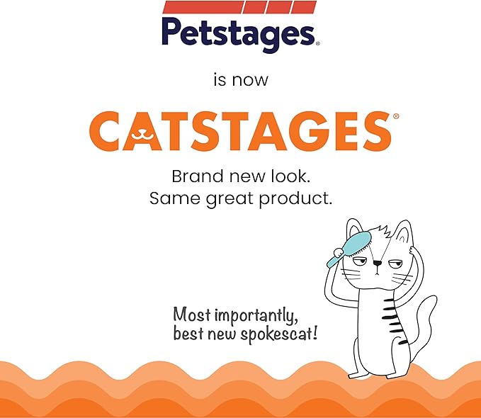 Catstages Squeak Squeak Mouse Cat Toy with Touch-Activated Sound & Catnip,Gray,(Pack of 2)