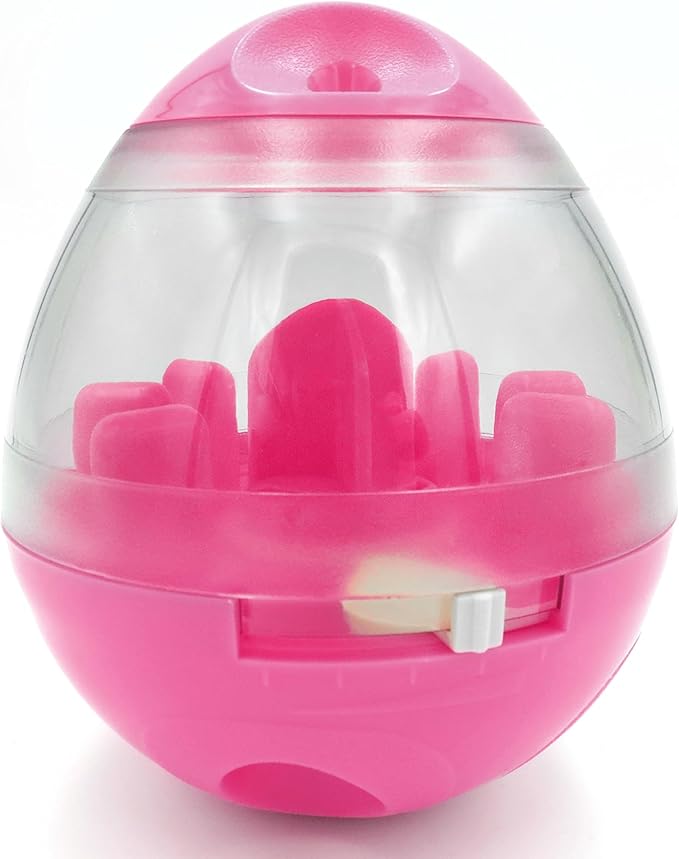 SunGrow Puppy, Small Dog Breeds, and Pocket Pet Treat Ball, Boredom Buster Ends Naughty Chewing and Bloat, Encourages Exercise, Interactive Puzzle Feeder Ideal for Rabbits, Rats, and Hamsters, 4.6”