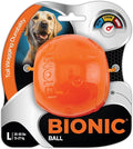 BIONIC Ball Dog Toy, Large - Interactive Dog Chew Toy That Stands Up to The Toughest Chewers, for Dogs Between 30-60+ lbs. (13-27+ kg.)