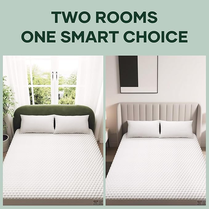 OhGeni 100% Waterproof Mattress Protector, Fitted Sheet,Full -2 Pack with Stretchable Pockets, Deep Sleep Noiseless Soft. Breathable Cooling Hypoallergenic Material, Mattress Cover for Bed