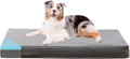 Orthopedic Memory Foam Dog Bed, Cooling Dog Beds Waterproof Pet Bed for Crate with Removable Washable Cover, L(35inch,65Lbs)