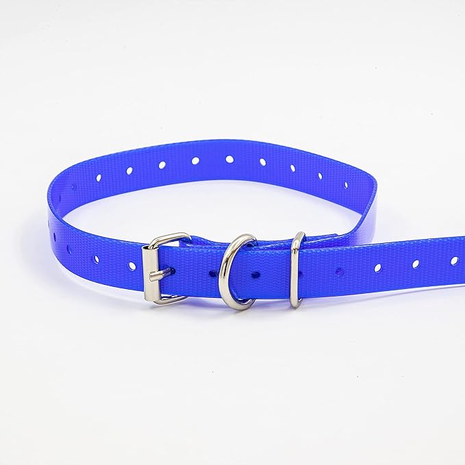Universal 27 ½” X ¾” Replacement Band Strap for Dog Training Collar - Adjustable Waterproof TPU for Remote E-Collar, Static/Vibration Shock Trainer, Fits Most Bark Control & Obedience Devices