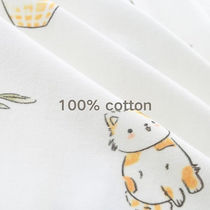 Neutral Baby Clothes Boy Girl Footed Cotton Long Sleeve Double Zipper Onesie