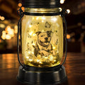 Pit Bull Gifts for Women/Men Pit Bull Solar Lanterns Mom Birthday Pibble Dog Lovers Lantern Pet loss Animal Bully Memorial Lights Solar Garden Decoration for Yard, Patio,Backyard,Porch Torches
