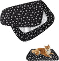 Waterproof Dog Bed Covers Replacement Washable Pet Hair Easy to Remove, Noiseless Quilted Puppy Pet Bed Cover Lovely Black Star Print 27x36 Inches, for Dog/Cat, Cover Only