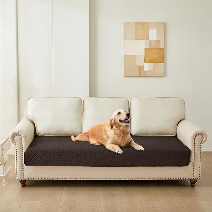 hyha Waterproof Dog Blanket, Soft Dog Bed Cover Pet Blankets, Waterproof Sofa Couch Cover for Dogs Washable, Reversible Pet Couch Covers for Sofa Furniture (30x70 Inch, Chocolate/Chocolate)