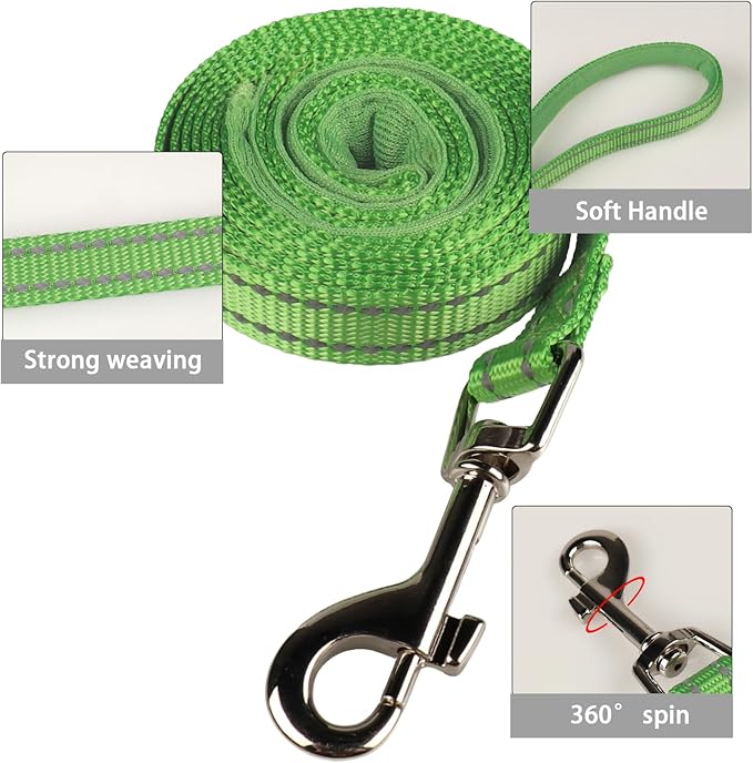 YIMEIS Dog Harness and Leash Set, No Pull Soft Mesh Pet Harness, Reflective Adjustable Puppy Vest for Small Medium Large Dogs, Cats (Grass Green, X-Small (Pack of 1)