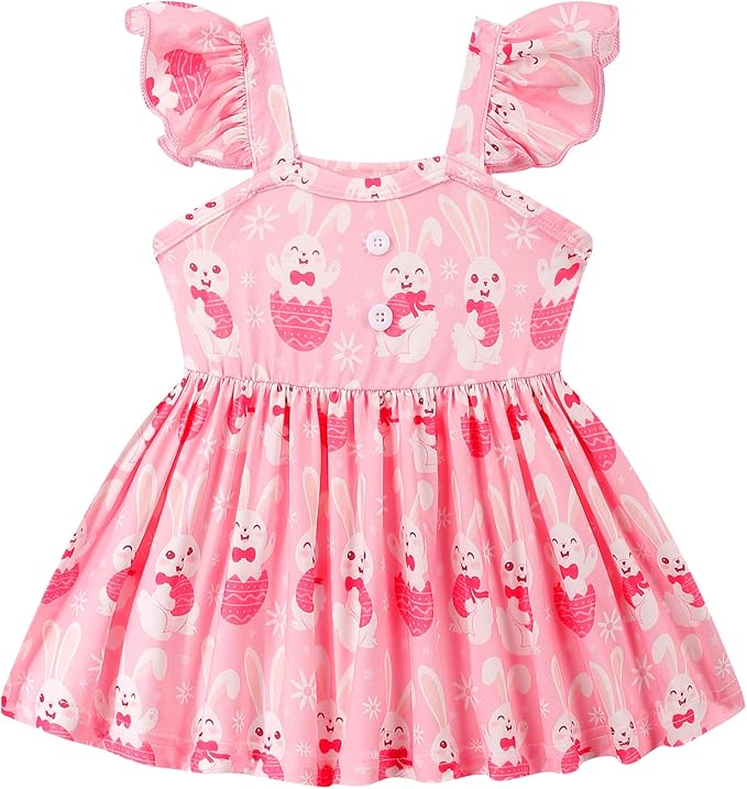 Toddler Baby Girls Summer Clothes Outfits Ruffled Sleeve Dinosaur Shirt Leopard Tops and Shorts Pants Sets 2PCS
