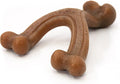 Nylabone Gourmet Style Wishbone Strong Chew Toy for Dogs, Bacon Flavor, Small - Up to 25 lbs, 1 Count