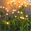 TONULAX Solar Garden Lights - Upgraded Solar Swaying Light, Sway by Wind, Outdoor Lights, Yard Patio Pathway Decoration, High Flexibility Iron Wire & Heavy Bulb Base, Warm White (4 Pack)