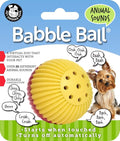 Pet Qwerks Animal Sounds Babble Ball - Chew Dog Toy - Small