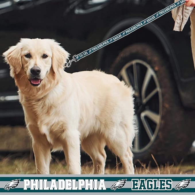 NFL PET Collar Philadelphia Eagles Dog Collar, X-Large Football Team Collar for Dogs & Cats. A Shiny & Colorful Cat Collar & Dog Collar Licensed by The NFL