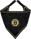 Pets First NHL Boston Bruins TIE Bandana, Size Large/X-Large. Dog Bandana Scarf Bib for Pet Cat Dog. The Ultimate Game-Day, Party Bandana