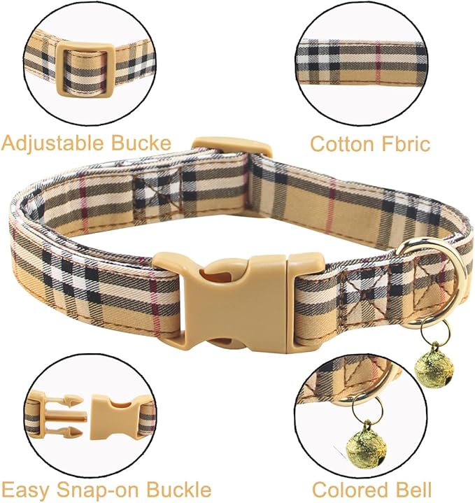 SuperBuddy Dog Collar and Leash,Breathable Adjustable Dog Collar-Safe Buckle-Collars for Small Medium Large Pet