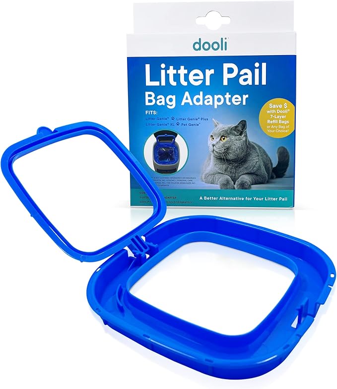 Cat Litter Pail Bag Adapter, Fits Litter Genie, Fits LItter Genie Plus, Fits Litter Genie XL, Fits Litter Genie XXL