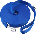 AMAGOOD Dog/Puppy Obedience Recall Training Agility Lead-15 ft 20 ft 30 ft 50 ft Long Leash-for Dog Training,Tie Out,Play,Safety,Camping (15Feet x 1Inch, Blue)
