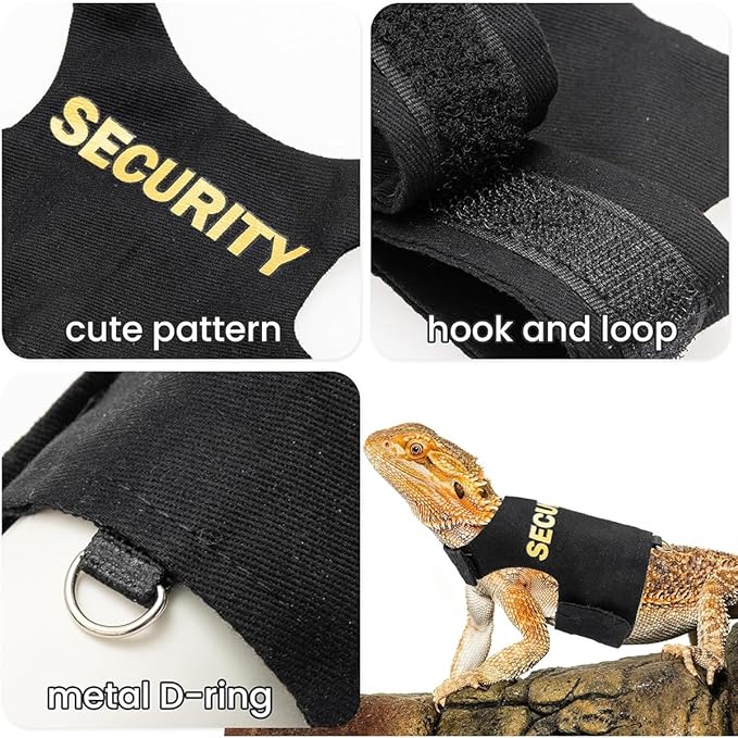 Lizard Carrier Backpack with Security Printing Harness Leash Set, Reptile Bearded Dragon Space Capsule Astronaut Clear Bubble Window Travel Carrier for Small Animal Guinea Pig(Green, Security Harness)