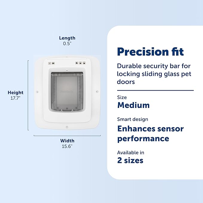 PetSafe SmartDoor Connected Pet Door Installation Adaptor - Allows for Installation in Metal, Glass & Walls - Minimizes Signal Interference - Weather-Resistant - Medium