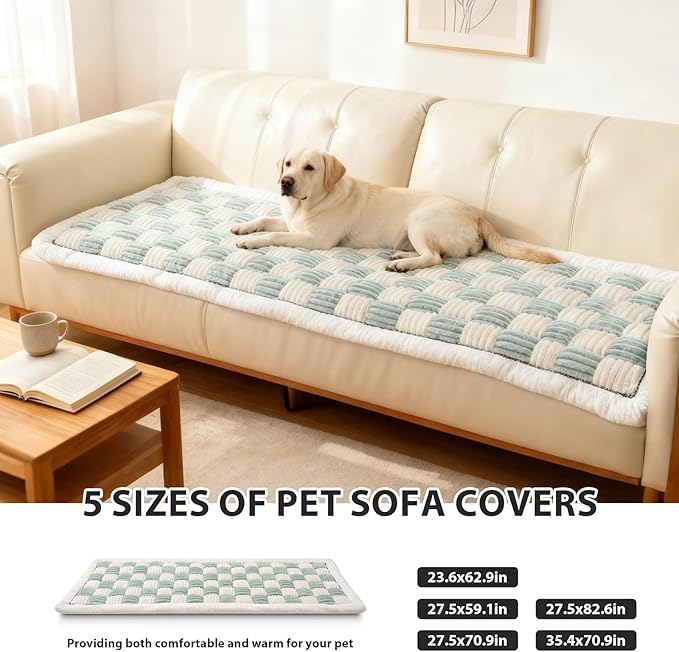 Dog Couch Cover Protector, Dog Couch Coves for Sofa, Couch Cushion for Dogs Washable, Pet Mat Bed Couch Covers for Large Dogs