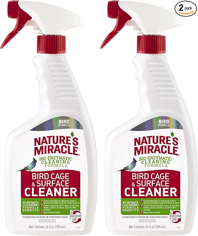 Nature's Miracle Bird Cage & Surface Cleaner,(Pack of 2)