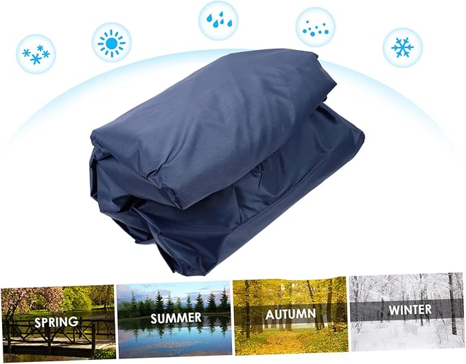 MERRYHAPY Outdoor Bird Cage Cover UV Sun Rain Protection for Parrots and Animals Lightweight Blue Dustproof Shield with Design for Use