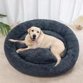 Nisrada Dog Bed for Small Medium Large Dogs, 30 inch Calming Dogs Bed, Washable-Round Cozy Soft Pet Bed for Puppy and Kitten with Slip-Resistant Bottom